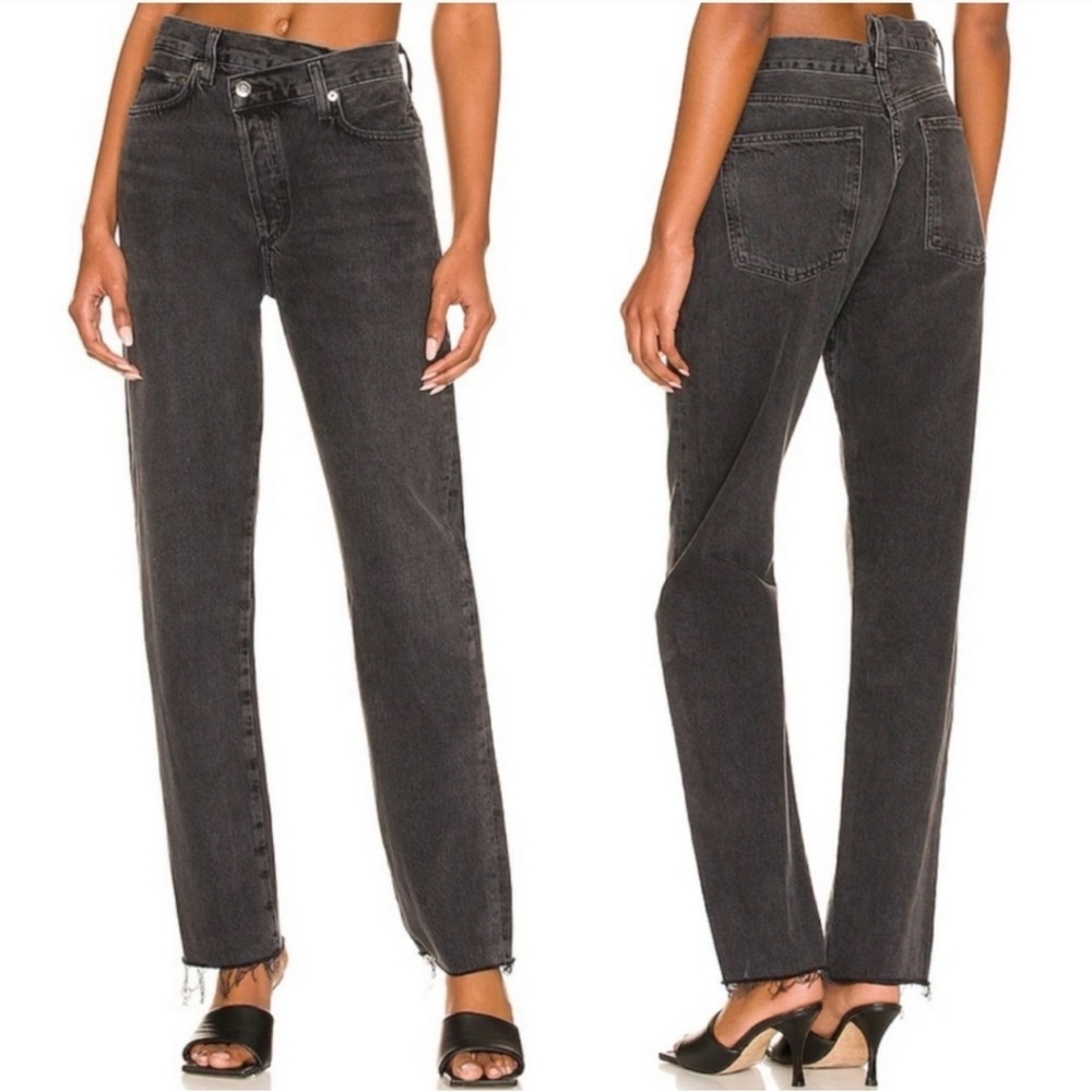 Agolde Criss Cross Straight Leg Jeans size 27